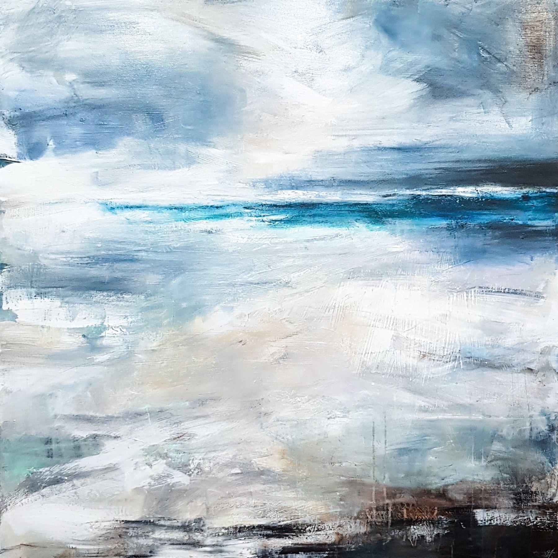 'Winter Shore' by artist Shona Harcus